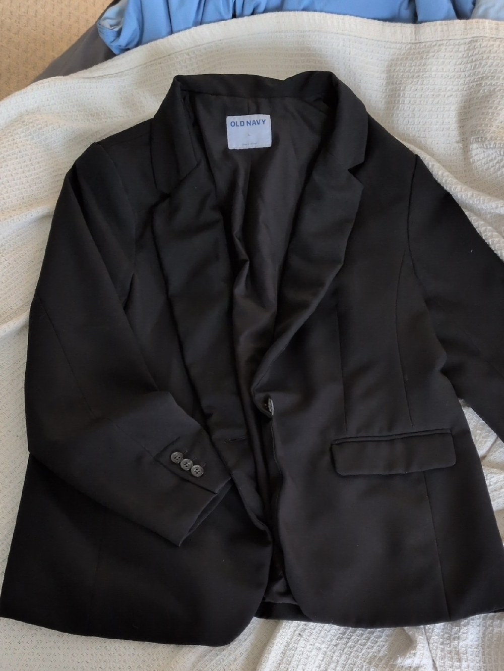 Old Navy Black Single-Button Womens Blazer